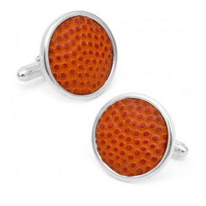 Authentic Syracuse University Game Used Basketball Cufflinks